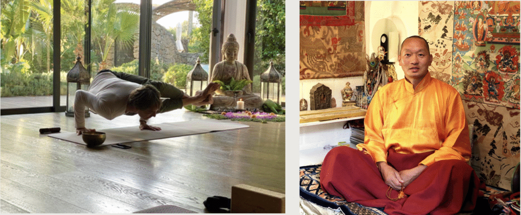 Karl Straub and Loten Dahortsang